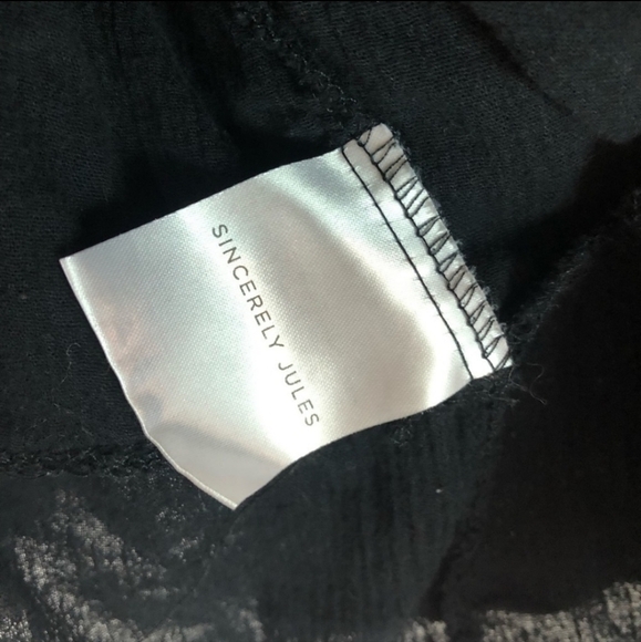 Tiered Ruffle Babydoll Top Black Medium - Picture 7 of 11